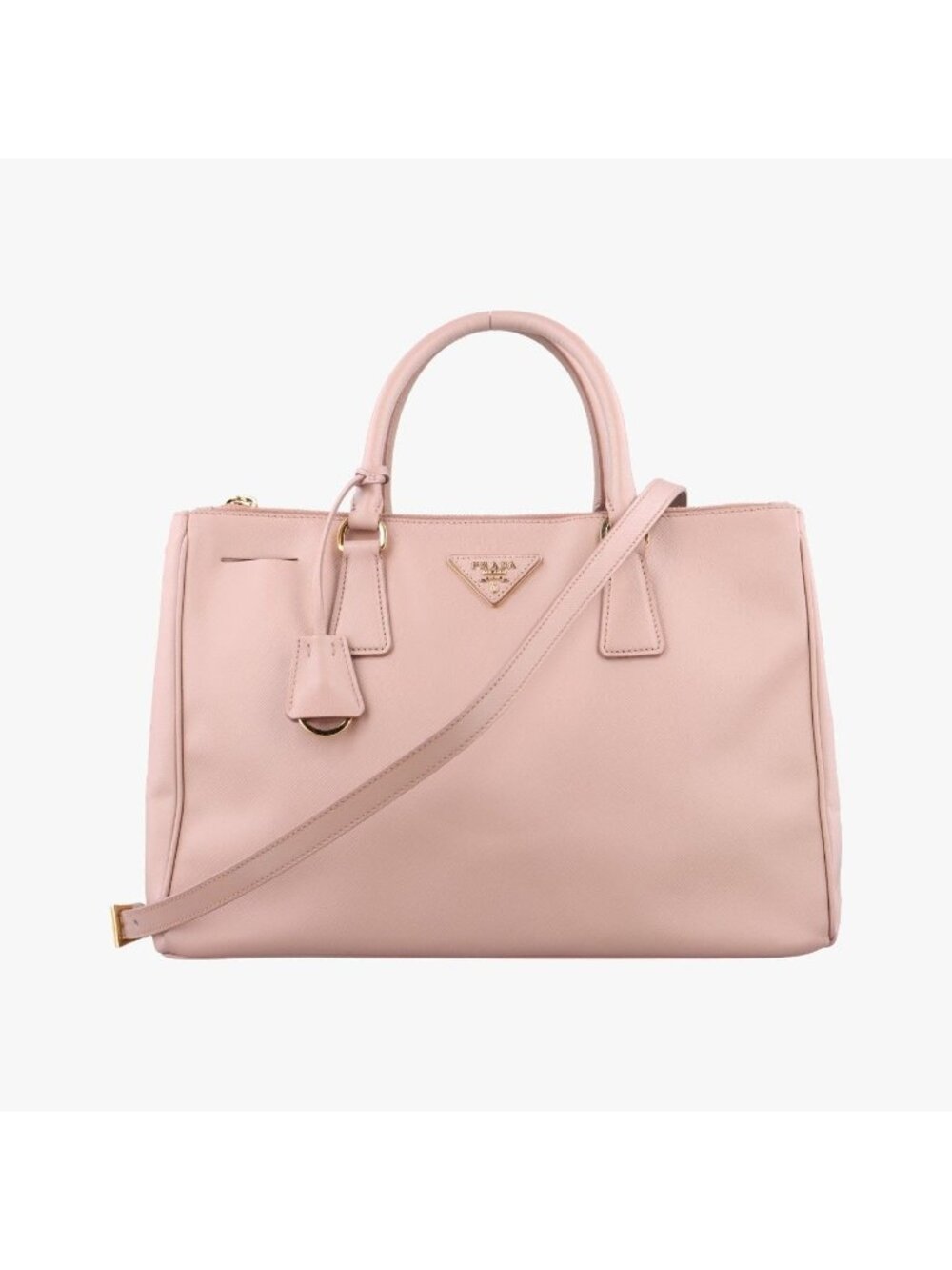 Prada Galleria Pink Saffiano Leather 31 Shoulder Bag